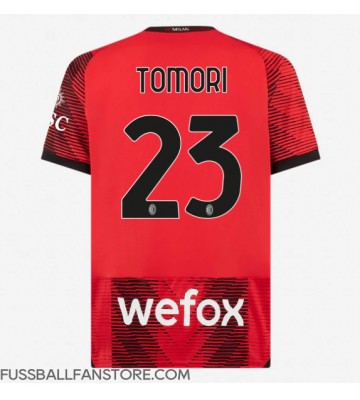 AC Milan Fikayo Tomori #23 Replik Heimtrikot 2023-24 Kurzarm